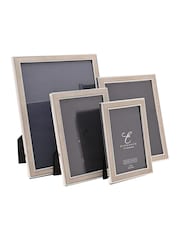 Widdop Silver Metal Plated Faux Shagreen Photo Frame - Image 5 of 6