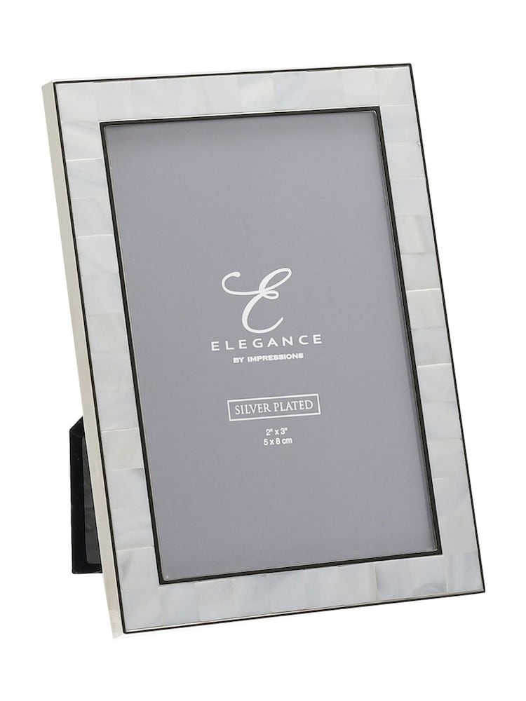 Widdop White Metal & Mother of Pearl Frame - Image 1 of 7