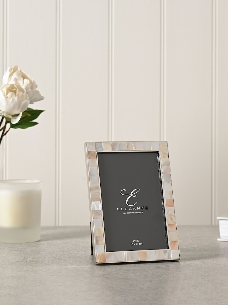 Widdop White Metal & Mother of Pearl Frame - Image 2 of 7