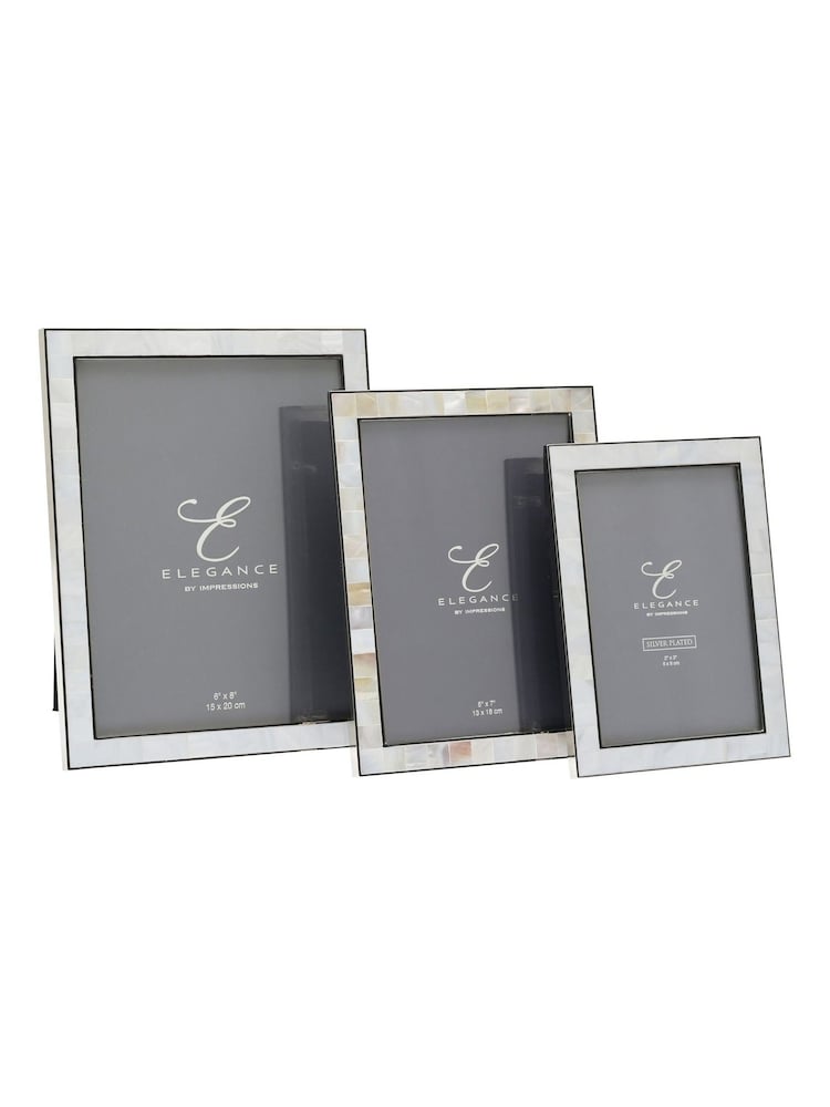 Widdop White Metal & Mother of Pearl Frame - Image 7 of 7