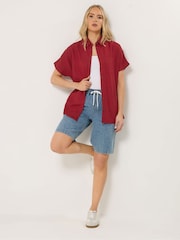 Rojo - Camisa de manga corta de Long Tall Sally - Imagen 2 de 5