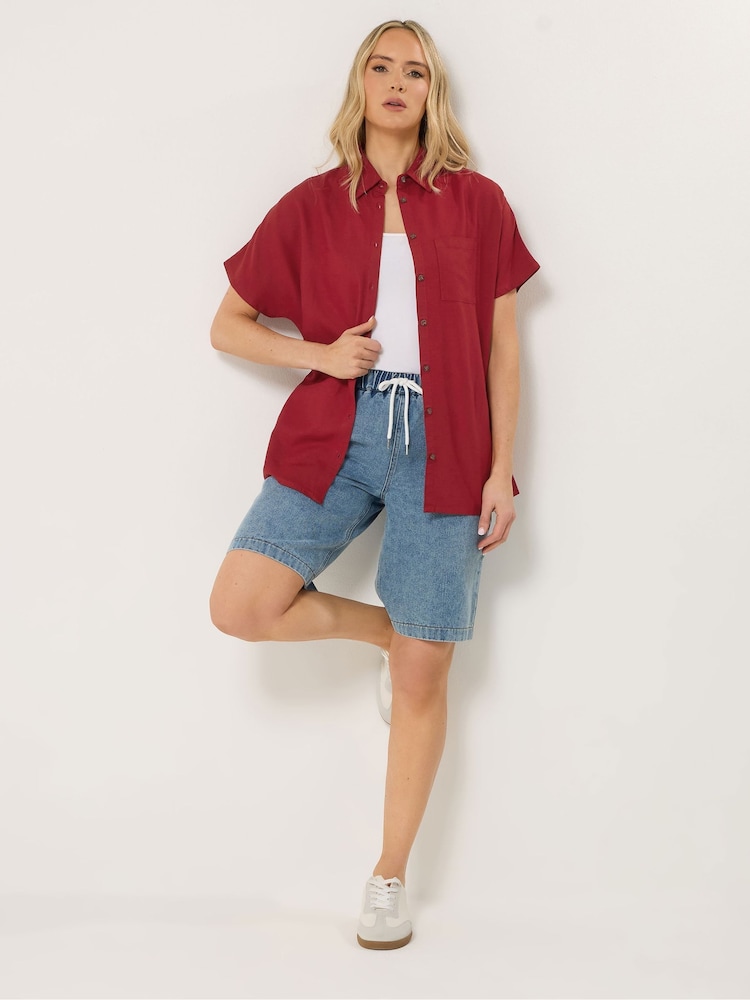 Rojo - Camisa de manga corta de Long Tall Sally - Imagen 2 de 5