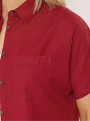 Rojo - Camisa de manga corta de Long Tall Sally - Imagen 4 de 5