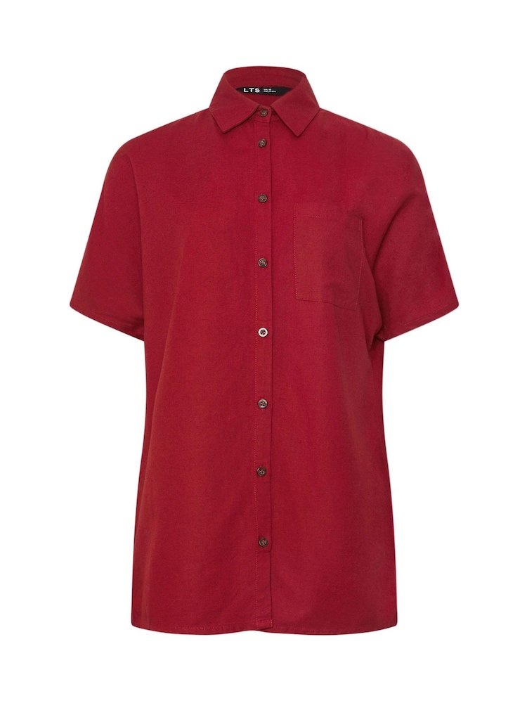 Rojo - Camisa de manga corta de Long Tall Sally - Imagen 5 de 5