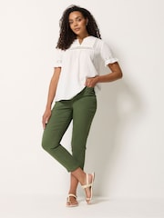M&Co Green Petite Ankle Grazer Jeans - Image 3 of 5