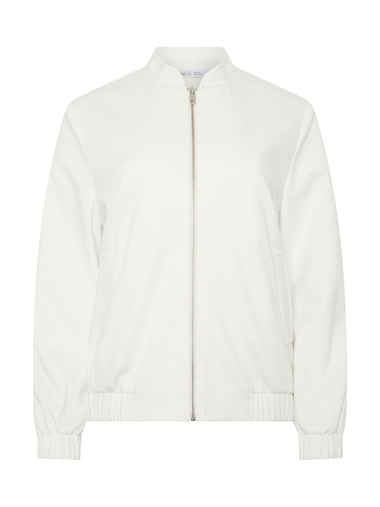M&Co White Bomber Jacket - Image 5 of 5
