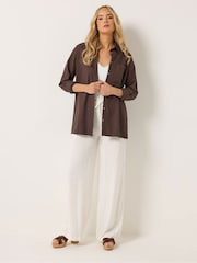 Long Tall Sally Brown Long Sleeve Shirt - Image 2 of 5