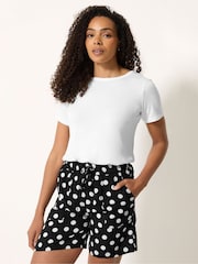 M&Co Black Printed Shorts - Image 1 of 4