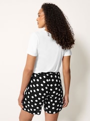 M&Co Black Printed Shorts - Image 3 of 4