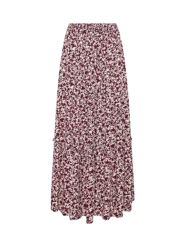 M&Co Purple Ditsy Crinkle Maxi Skirt - Image 5 of 5 M&Co Purple Ditsy Crinkle Maxi Skirt - Image 5 of 5