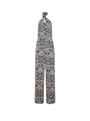 Long Tall Sally Navy Halterneck Jumpsuit - Image 5 of 5