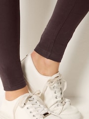 Long Tall Sally Brown Cotton Elastane Leggings - Image 4 of 5