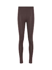 Long Tall Sally Brown Cotton Elastane Leggings - Image 5 of 5