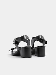 Long Tall Sally Black Buckle Block Heels - Image 5 of 5