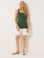 Long Tall Sally Green Vest Tops 2 Pack - Image 3 of 8
