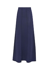 Long Tall Sally Blue Seamed Maxi Flare Skirt - Image 5 of 5