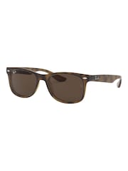 Ray-Ban Brown Junior New Wayfarer Square Sunglasses - Image 1 of 13