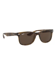 Ray-Ban Brown Junior New Wayfarer Square Sunglasses - Image 5 of 13
