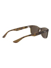 Ray-Ban Brown Junior New Wayfarer Square Sunglasses - Image 6 of 13
