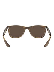 Ray-Ban Brown Junior New Wayfarer Square Sunglasses - Image 7 of 13