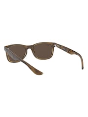 Ray-Ban Brown Junior New Wayfarer Square Sunglasses - Image 9 of 13