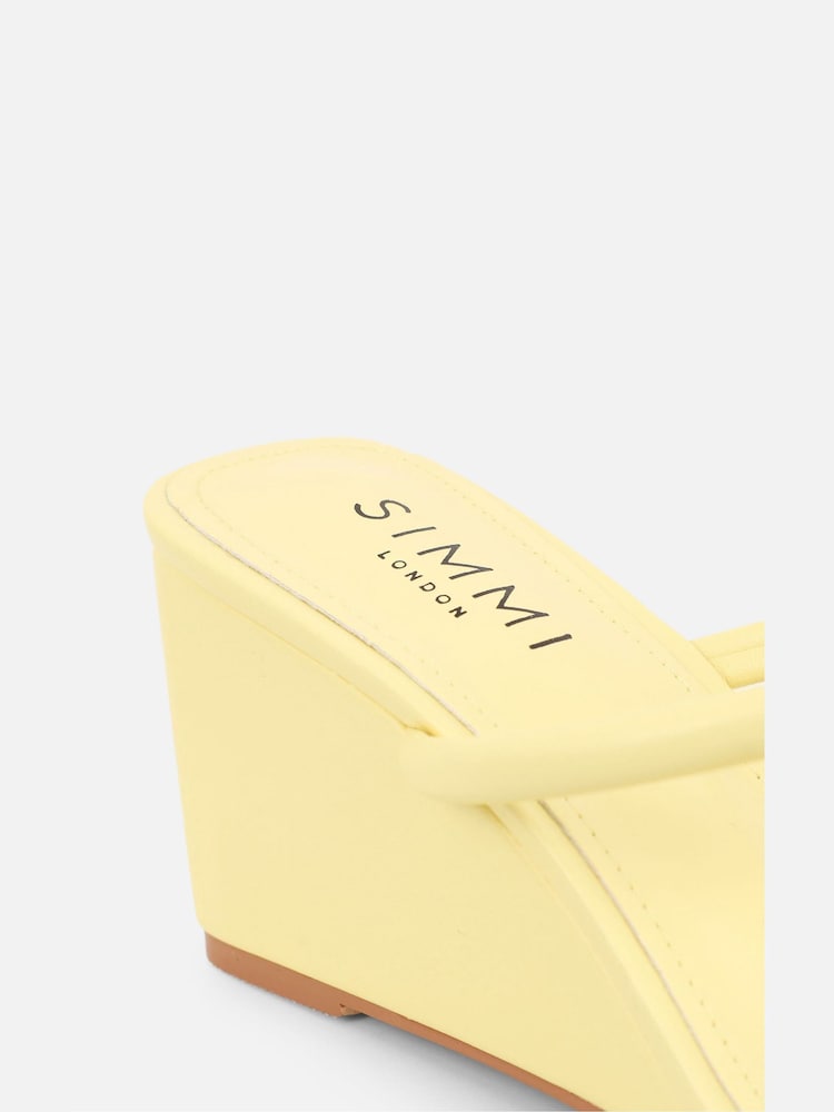 Simmi London Dianna Wedge Heeled Mules - 圖片 4/4