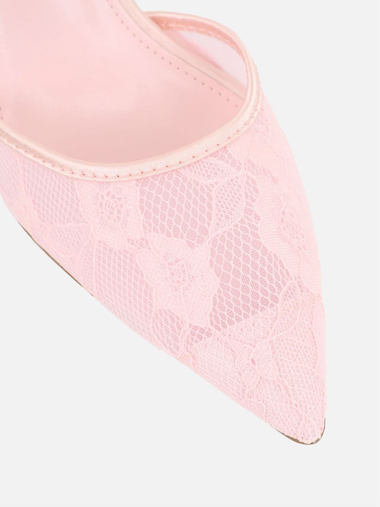 Simmi London Pink Deena Court Shoes - Image 4 of 4