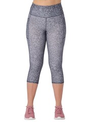 Skechers Grey Goflex Printed Capri Leggings - Image 1 of 2