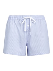 Lauren Ralph Lauren Blue Core Knit Separate Sleep Shorts - Image 6 of 6