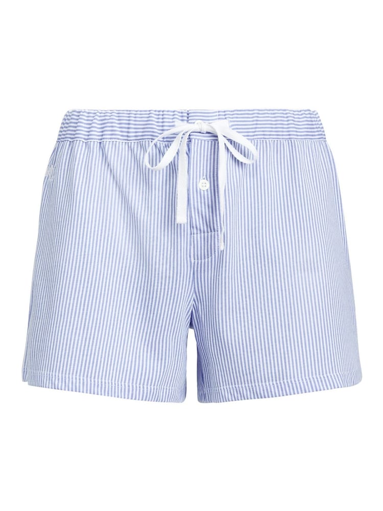 Lauren Ralph Lauren Blue Core Knit Separate Sleep Shorts - Image 6 of 6