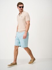 Crew Clothing Company Blue Bermuda Stretch Chino Shorts - Image 1 of 5