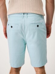 Crew Clothing Company Blue Bermuda Stretch Chino Shorts - Image 2 of 5