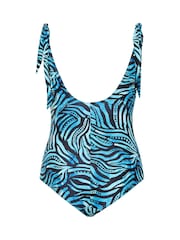Yours Curve Green Maternity Bunny Tie Swimsuit - Image 5 of 5