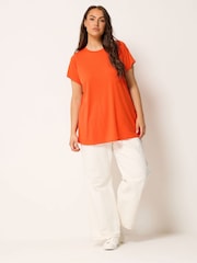 Yours Curve Pink Core T-Shirts 3 Pack - Image 3 of 6