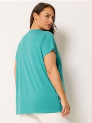 Yours Curve Pink Core T-Shirts 3 Pack - Image 5 of 6