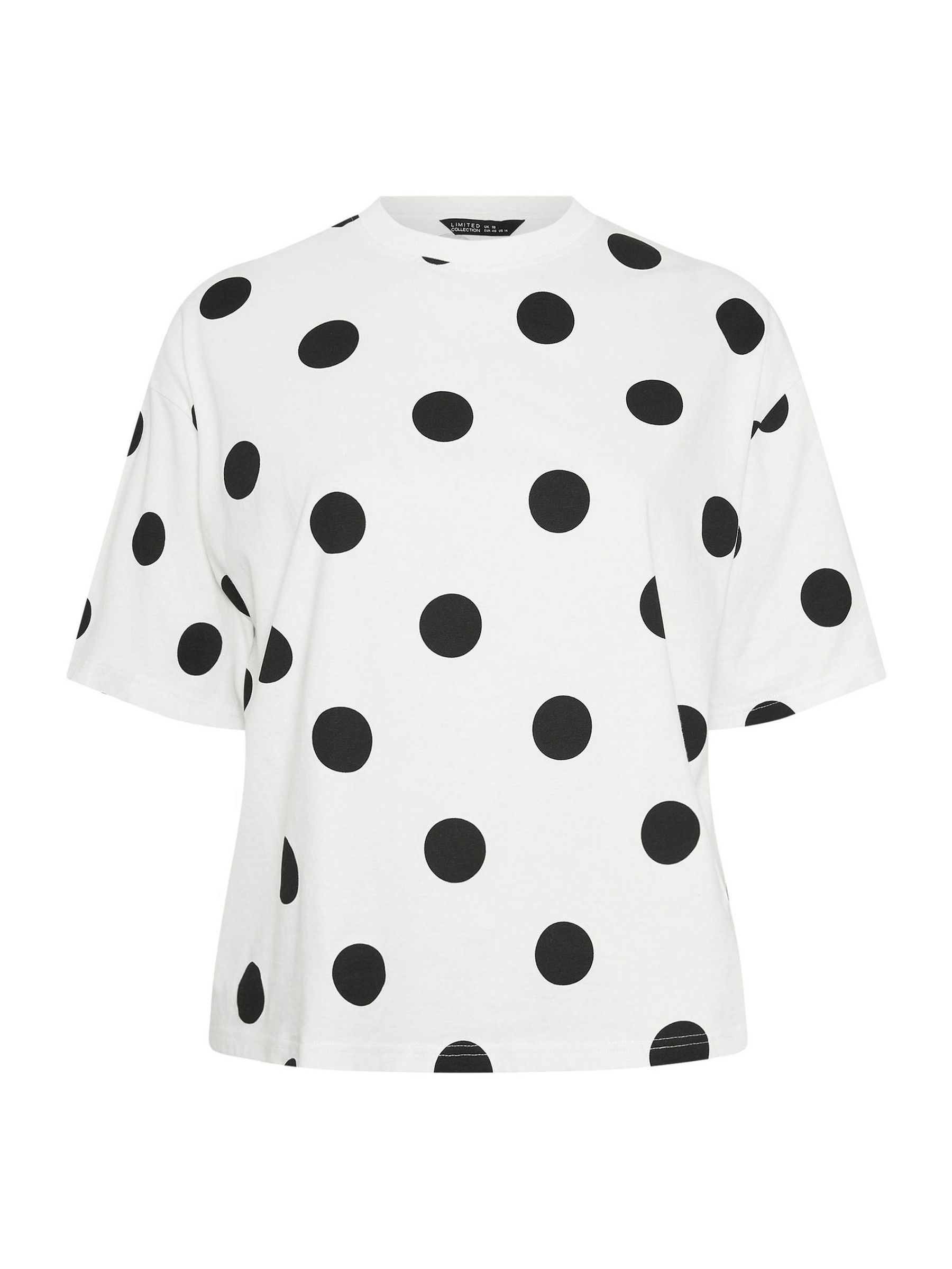 Buy Yours Curve White Limited Polka Dot T-Shirt from Next USA