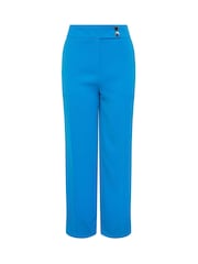Star by Julien MacDonald Blue Button Tab Wide Leg Trousers - Image 5 of 5