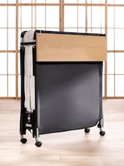 Jay-Be Black and White Quick Folding Bed with Pocket Sprung Mattress - Image 2 of 6