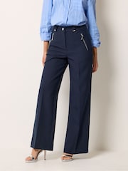 Azul - Star by Julien MacDonald Tailored Wide Leg Trousers - Imagen 2 de 5