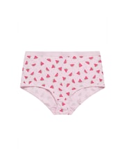 Yours Curve Pink Watermelon Print Full 5 Pack Briefs - Image 5 of 10