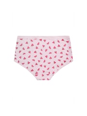 Yours Curve Pink Watermelon Print Full 5 Pack Briefs - Image 9 of 10