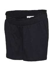 Черный - Mamalicious Maternity Under Bump Jersey Shorts - Изображение 5 5
