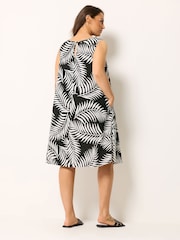 Yours Curve Black Swing Pocket Dress - Image 3 of 5