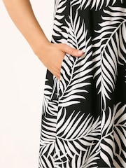 Yours Curve Black Swing Pocket Dress - Image 4 of 5
