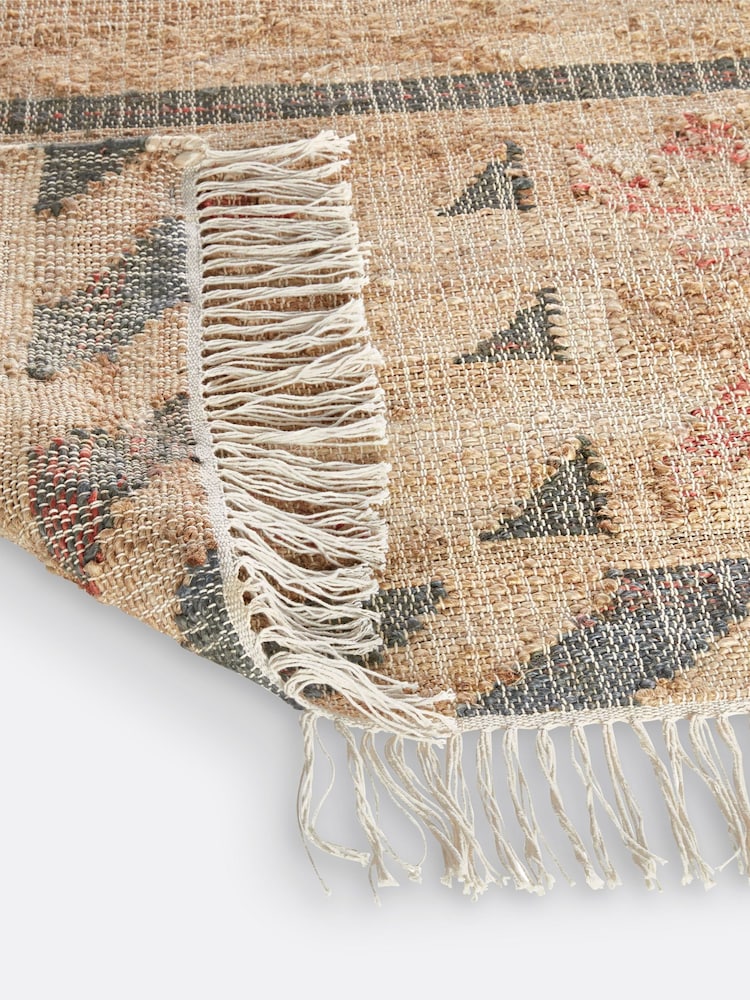 La Redoute Intérieurs Multicolour Navaja Aged Effect Kilim XXL Rug - Image 4 of 4