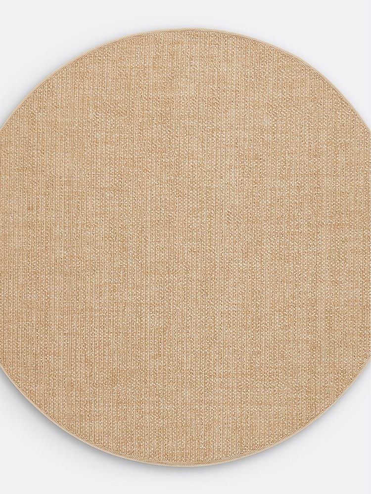 La Redoute Intérieurs Natural Essen Indoor / Outdoor Round Jute-Effect Rug - Image 2 of 4