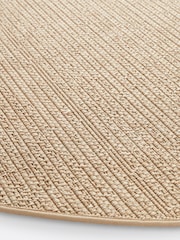 La Redoute Intérieurs Natural Essen Indoor / Outdoor Round Jute-Effect Rug - Image 3 of 4