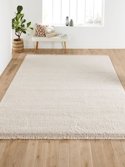 La Redoute Intérieurs Ecru Pita Plain XL Rug - Image 1 of 4
