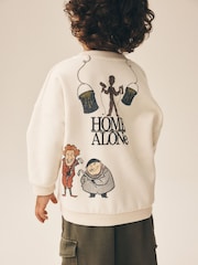 Cream Home Alone Christmas Crew Neck Sweat Top (3mths-8yrs) - Image 2 of 4