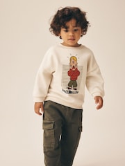 Cream Home Alone Christmas Crew Neck Sweat Top (3mths-8yrs) - Image 3 of 4